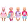 10-14 Inch Doll Clothes and Accessories Include Doll Clothes Dress Bag Headband Socks, 4-Packs for 14 Inch Girl Doll and 10-12 inch Baby Doll view 2