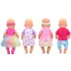 10-14 Inch Doll Clothes and Accessories Include Doll Clothes Dress Bag Headband Socks, 4-Packs for 14 Inch Girl Doll and 10-12 inch Baby Doll view 3