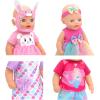 10-14 Inch Doll Clothes and Accessories Include Doll Clothes Dress Bag Headband Socks, 4-Packs for 14 Inch Girl Doll and 10-12 inch Baby Doll view 4