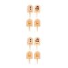 LUOZZY 8 PCS Hanukkah Spinning Top Wood Spinning Top with Hebrew Letters Wood Spinning Top for Hanukkah Party DIY Projects Crafts view 1