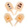 LUOZZY 8 PCS Hanukkah Spinning Top Wood Spinning Top with Hebrew Letters Wood Spinning Top for Hanukkah Party DIY Projects Crafts view 2