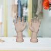 2Pcs Male Hand Model Toy Left and Right Spooky Realistic Halloween Decoration Fake Hands for Cosplay Decoration Party, Skin view 3