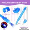 Invisible Ink Pen with UV Light, 36 Pcs Spy Pens, Party Favors for Kids 8-12 4-8, Classroom Prizes for Students, Magic Marker for Secret Messages, Party Birthday Halloween Goodies Christmas Stuffers view 3