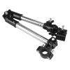Adjustable Umbrella Stretch Mount Stand Holder Baby Stroller Pram Chair Black Yellow for Outdoor Activities (Black) view 4