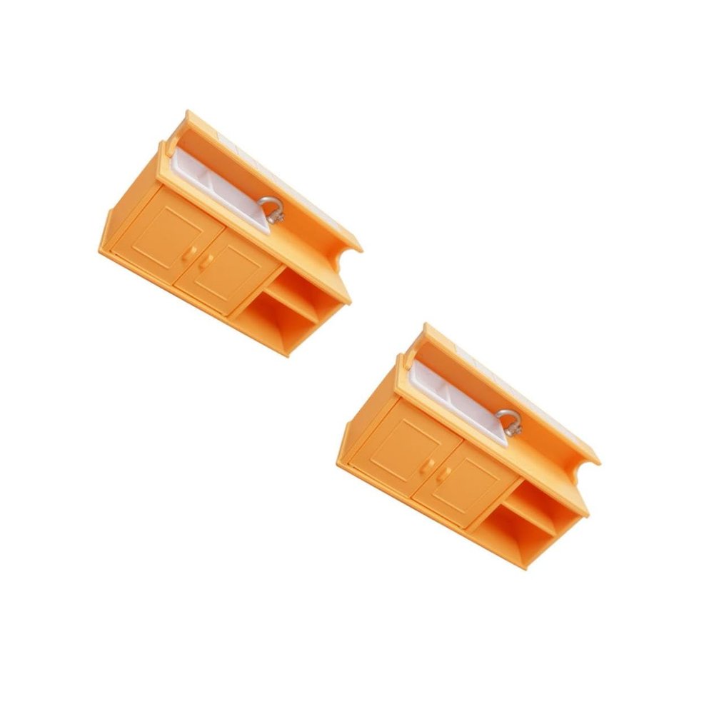 2pcs Set Doll House Furniture Furniture Doll Furniture Dollhouse Miniatures Dollhouse Furniture Mini Furniture Miniature Things Doll Accessories Plastic Alasum