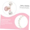 SAFIGLE Boy Girl Simulated Necklace and Bracelet Girls Shell Jewelry Boy Girl Dress up Birthday view 3