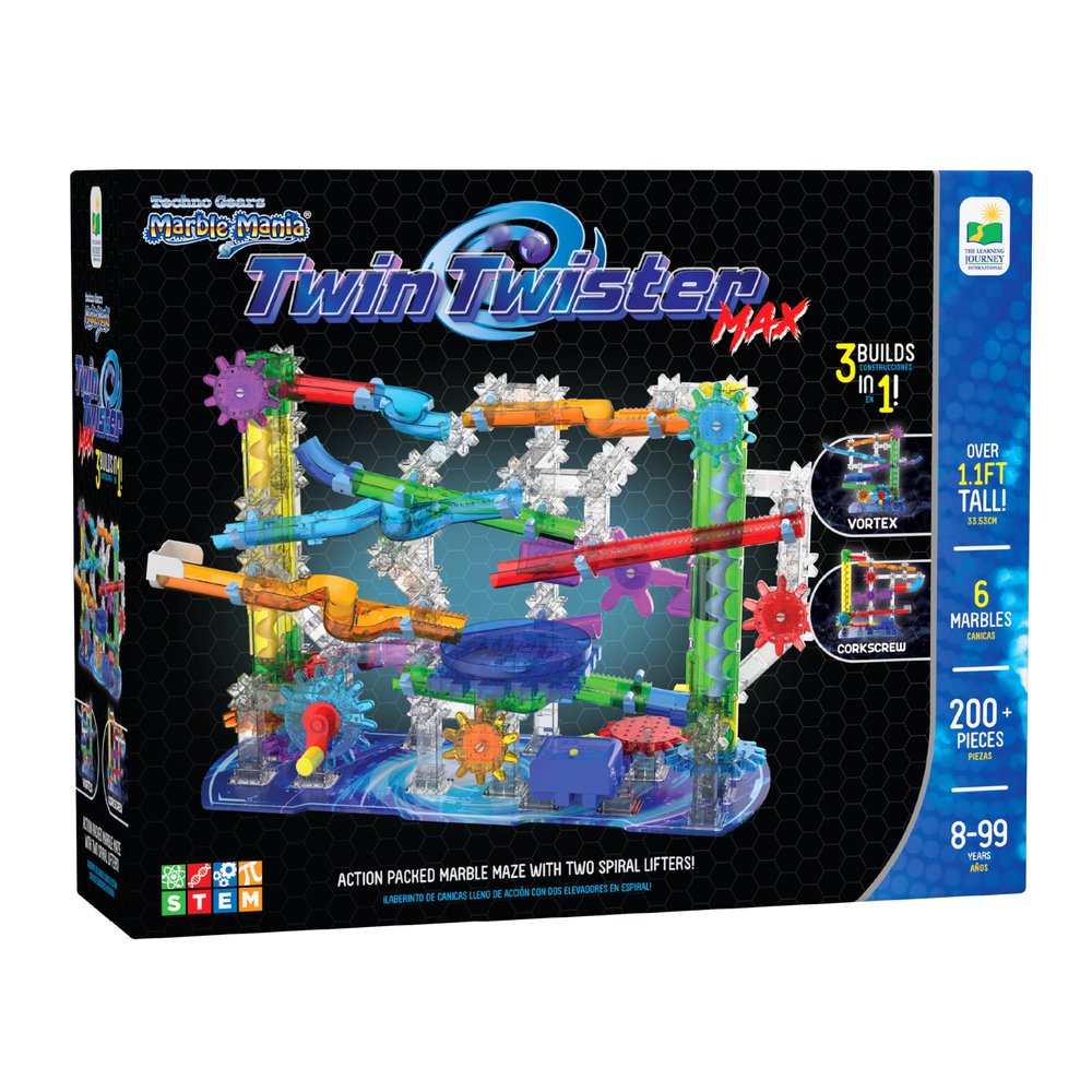 The Learning Journey - Techno Gears Marble Mania - TwinTwister Max - 200+ pcs