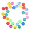 ifundom 30pcs Inflatable Balls for Cake Decoration Bingo Hollow Balls Plastic Bingo Game Party Favour Prize view 1