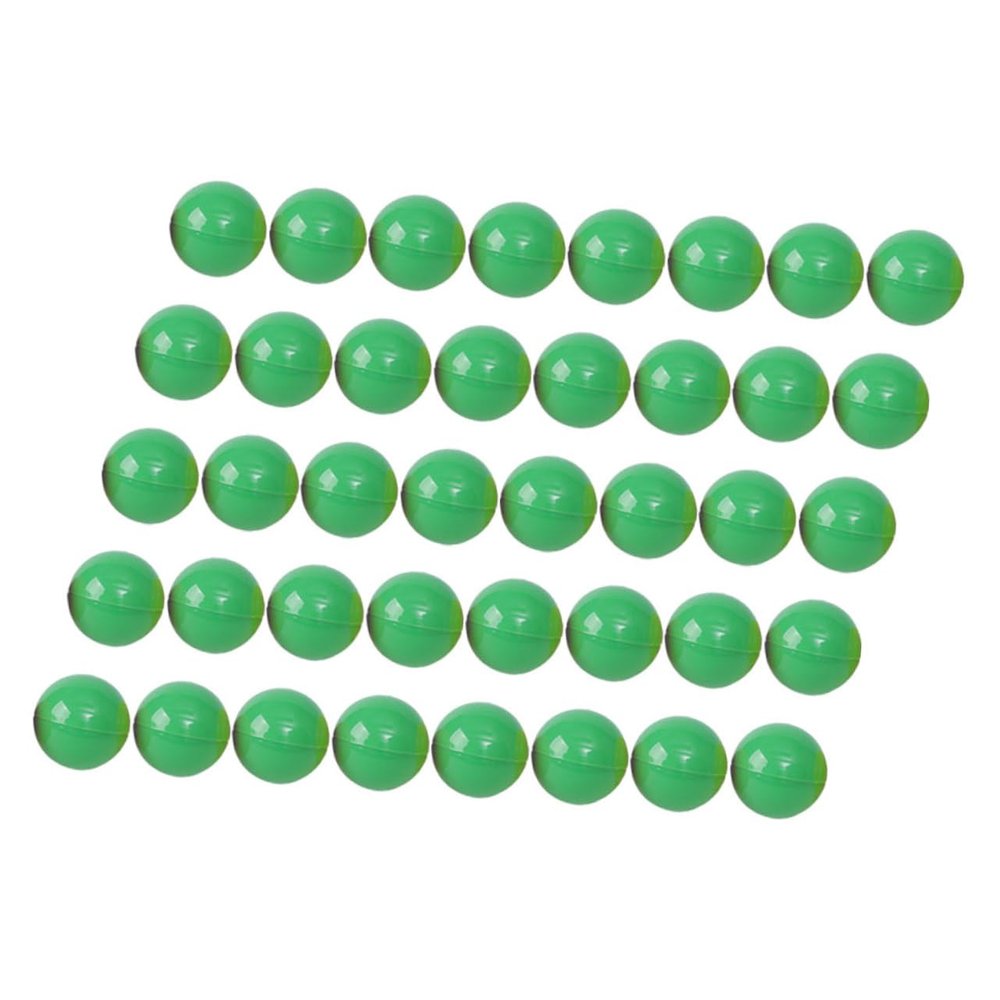 PLAFOPE 100pcs Openable Lottery Balls for Raffle Drawings Hollow Game Props for Parties and Events Compact Activity Party Balls Green Color
