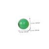 PLAFOPE 100pcs Openable Lottery Balls for Raffle Drawings Hollow Game Props for Parties and Events Compact Activity Party Balls Green Color view 2