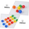 PLAFOPE 100pcs Openable Lottery Balls for Raffle Drawings Hollow Game Props for Parties and Events Compact Activity Party Balls Green Color view 4