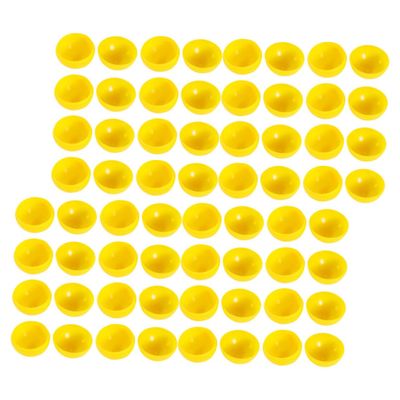 IMIKEYA Raffle Ball Game 50pcs Small Balls Yellow Bingo Balls for Entertainment Party Activities