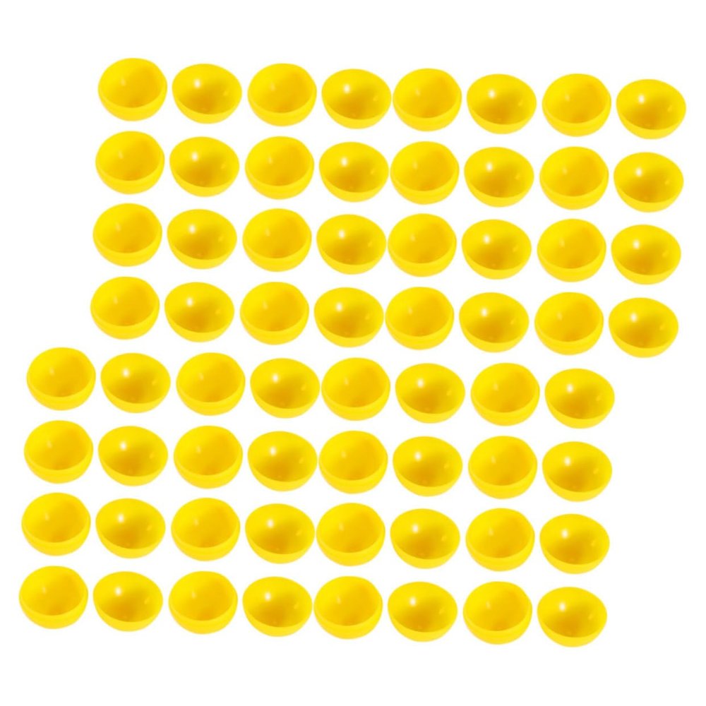 IMIKEYA Raffle Ball Game 50pcs Small Balls Yellow Bingo Balls for Entertainment Party Activities