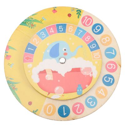 PRETYZOOM Teaching Clock for Boys and Girls Boys and Girls Wall Clock Time Teaching Educational Tool