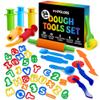 Hygloss 54 Pcs Dough Tools Set  Dough Cutters +Dough Extruders+Numbers & Alphabet Cutters Set  Educational Modeling Clay Tools  Preschool Toys & Toddler Activities  Arts & Crafts for Kids Ages 3-5 view 1