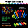 Hygloss 54 Pcs Dough Tools Set  Dough Cutters +Dough Extruders+Numbers & Alphabet Cutters Set  Educational Modeling Clay Tools  Preschool Toys & Toddler Activities  Arts & Crafts for Kids Ages 3-5 view 2