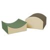 FDP SoftScape Curvy in and Out Playtime Climber, Indoor Active Play Structure for Toddlers and Kids, Safe Soft Foam for Crawling and Sliding, 2-Piece Set - Earthtone view 3