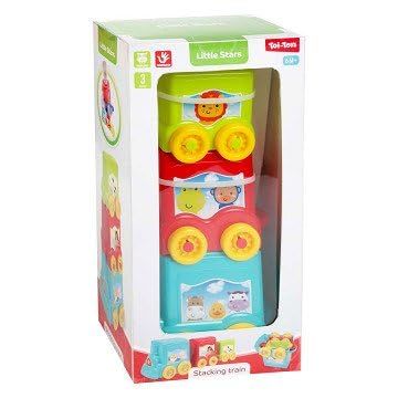 Little Stars Baby Stacking Tower Train, 3pcs.