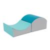 FDP SoftScape Curvy in and Out Playtime Climber, Indoor Active Play Structure for Toddlers and Kids, Safe Soft Foam for Crawling and Sliding, 2-Piece Set - Contemporary view 1