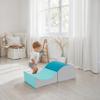 FDP SoftScape Curvy in and Out Playtime Climber, Indoor Active Play Structure for Toddlers and Kids, Safe Soft Foam for Crawling and Sliding, 2-Piece Set - Contemporary view 4