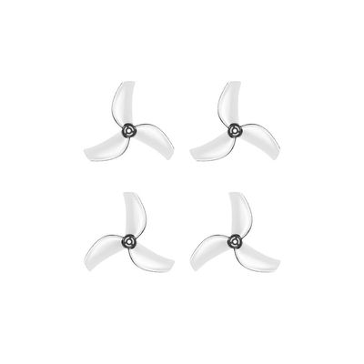 12Pairs(12PCS CW+12PCS CCW) Fit for RC Pavo Femto Brushless BWhoop FPV Racing Quadcopter 1611 3-Blades CW CCW PC Propeller(12Pairs Gray)