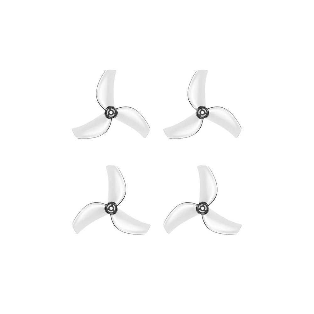 12Pairs(12PCS CW+12PCS CCW) Fit for RC Pavo Femto Brushless BWhoop FPV Racing Quadcopter 1611 3-Blades CW CCW PC Propeller(12Pairs Gray)
