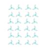 12Pairs(12PCS CW+12PCS CCW) Fit for RC Pavo Femto Brushless BWhoop FPV Racing Quadcopter 1611 3-Blades CW CCW PC Propeller(12Pairs Gray) view 2