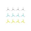 12Pairs(12PCS CW+12PCS CCW) Fit for RC Pavo Femto Brushless BWhoop FPV Racing Quadcopter 1611 3-Blades CW CCW PC Propeller(12Pairs Gray) view 3