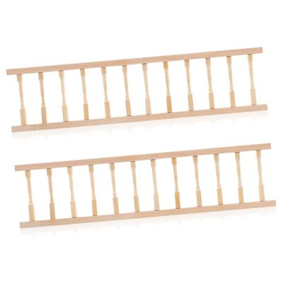 2pcs Scale Handrail Models for Dollhouse Detailed Craftsmanship for Miniature House Accessories