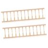 2pcs Scale Handrail Models for Dollhouse Detailed Craftsmanship for Miniature House Accessories view 1
