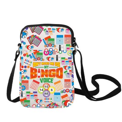 LEVLO Game Crossbody Bag Game Gift Don't Make Me Use My Game Voice Casino Shoulder Bag (Bin C Bag)