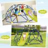 GLACER Climbing Dome & Slide Playset w/ 400 LBS Capacity for Kids Aged 3-10, Perfect for Backyard, Garden, or Park, 96" L x 72" W x 36" H (Blue) view 2