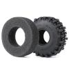 4Pcs JGGZONE Rubber 1.1" Crawler Mud Terrain Tires Super Grip Soft Tyre OD 64mm RC Mud Tyres Tires with Foam Inserts Compatible with 1/18 Traxxa TRX4M Redcat Ascent-18 RC Car Upgrades (Black B) view 4