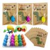 24 Pieces di-no Eggs, di-no Eggs to Dig Up, di-no Eggs to Put in Water, Dinosaur Hatching Eggs, Dinosaur Growing Eggs, for Children's Easter Toys view 1