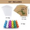 24 Pieces di-no Eggs, di-no Eggs to Dig Up, di-no Eggs to Put in Water, Dinosaur Hatching Eggs, Dinosaur Growing Eggs, for Children's Easter Toys view 4