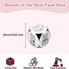 4Pcs Valentines Day Gifts Date Night Decision Dice Date Night Gift for Boyfriend Girlfriend Food Dice for Him Her Anniversary Day Gifts for Wife Husband Wedding Birthday Bachelorette for Bride view 2