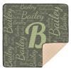 Army Green Custom Foldable Baby Play Mats for Floor Soft Crawling Non-Slip Cushioned Customized Activity Gym 50x50 Playpen Mat for Toddlers Kids Infants view 1