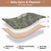 Army Green Custom Foldable Baby Play Mats for Floor Soft Crawling Non-Slip Cushioned Customized Activity Gym 50x50 Playpen Mat for Toddlers Kids Infants view 4