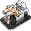 U5GAAALPPQ9 Doppelzylinder-Stirlingmotor-Modell, Metall-Au?en-Stirling-Motor-Motormodell, DIY-Stirling-Physik-Experiment-Spielzeug view 1