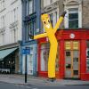 Inflatable Tube Man - Wacky Air Puppet 20Ft Tall Man with Blower | Inflatable Cute Fly Puppet for Easter Parties, Christmas, Barber Shop, Outdoor Advertising view 2