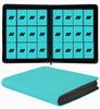 12 Pocket 720 Pockets Trading Card Binder, Ringless Side Loading Card Holder Album, Trading Card Album Fit for YuGiOh, MTG, TCG, Game Cards, Sports, Business Cards (Teal) view 1