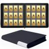 12-Pocket Toploader Binder, Holds 480 Toploaders, Sports, Trading & TCG/MTG Card Storage, Compatible with 3"x4" Top Loader (Black) view 1