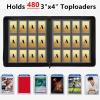 12-Pocket Toploader Binder, Holds 480 Toploaders, Sports, Trading & TCG/MTG Card Storage, Compatible with 3"x4" Top Loader (Black) view 3