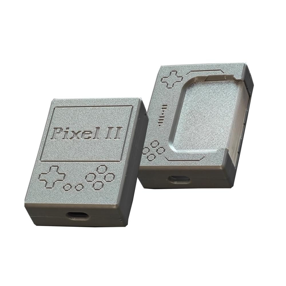 for GKD Pixel 2 Handheld 3in1 Magnetic Storage Box Protective Case Handle Bracket Gamepad Handheld Game Console Protective (Gray)