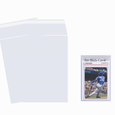 200 PCS Resealable Team Bags for BGS Card Holders 35PT, Fit Sleeves for BGS Graded Card Holders, for BGS Sleeves(35pt)