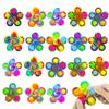 9 PCS Party Favor Fidget Spinner Toy Bulk for Kids 3-5, Easter Basket Stuffer Goodie Bags Pop Fidgets Classroom Treasure Box Prize Boys Toys, ADHD Autism Product for Teen Adult Valentine Day Gift view 1