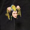 1/6 Scale Female Head Sculpt, Eastern Ancient Female Empress Head Carved Accessories for 12inch Action Figure Body Doll, 1/6 Scale Ancient Beauty with Costume Headgear Action Figure Head Accessory view 2