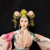 1/6 Scale Female Head Sculpt, Eastern Ancient Female Empress Head Carved Accessories for 12inch Action Figure Body Doll, 1/6 Scale Ancient Beauty with Costume Headgear Action Figure Head Accessory view 4
