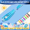 Daemson 70PCS Invisible Ink Pens with UV Light  7 Colors Spy Pens for Secret Messages  Fun Party Favors, Halloween, Christmas, Stocking Stuffers, Treasure Hunt, Classroom & Birthday Gifts view 3