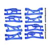Aluminum 7075 Alloy Front Upper & Lower + Rear Upper & Lower Suspension Arms for Traxxas 1/16 Mini Maxx 4WD RTR Brushless Monster Truck 107154-1 Upgrades - Blue view 1